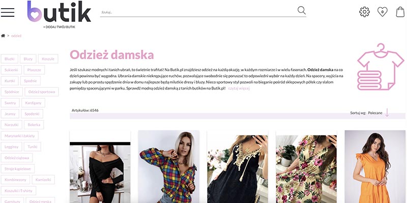 Butik PL - стильная одежда из Польши для женщин и мужчин