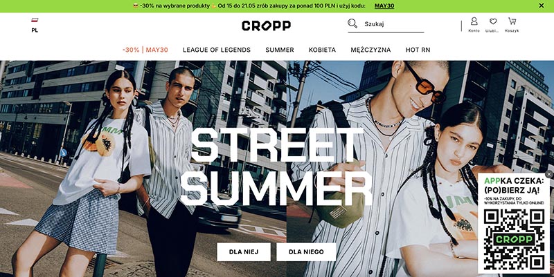 Cropp: модная одежда и аксессуары для молодежи