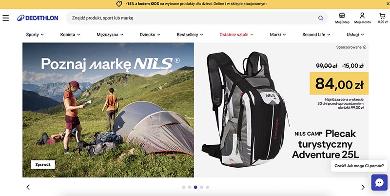 Decathlon: спортивные товары в Польше по доступным ценам