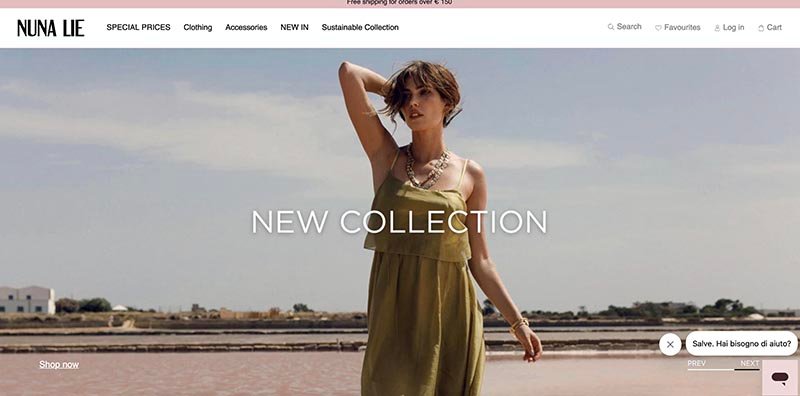 Nunalie — итальянская женская мода онлайн