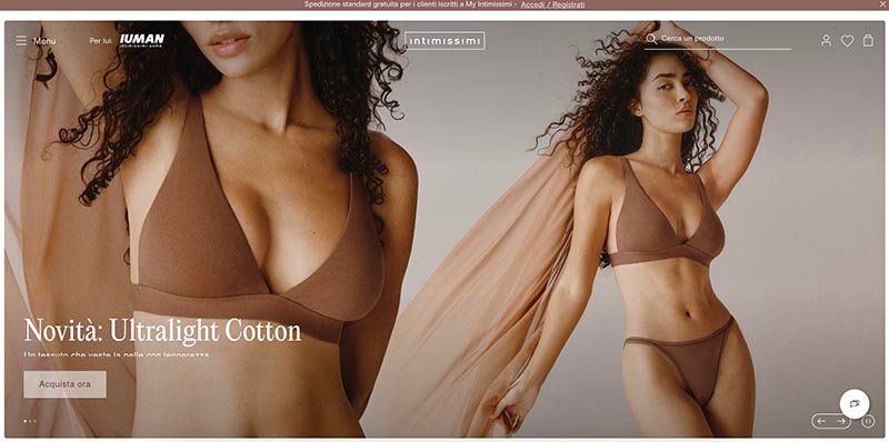 Intimissimi — премиальное бельё и домашняя одежда из Италии Intimissimi — премиальное бельё и домашняя одежда из Италии