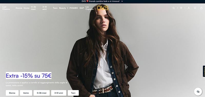 OVS — итальянская одежда для всей семьи