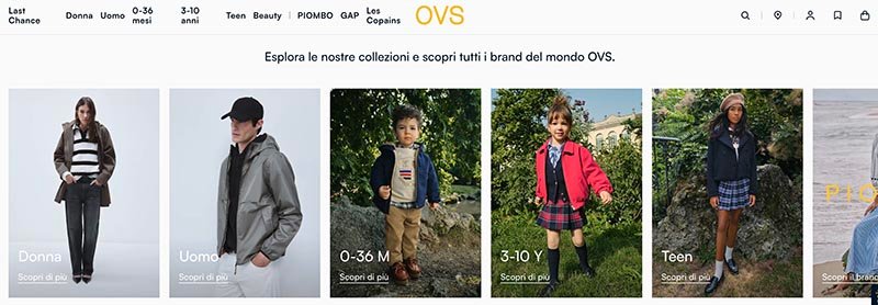 OVS — итальянская одежда для всей семьи