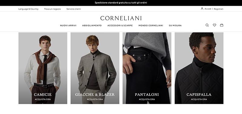 Corneliani — итальянская элегантность и искусство мужского кроя Corneliani — итальянская элегантность и искусство мужского кроя